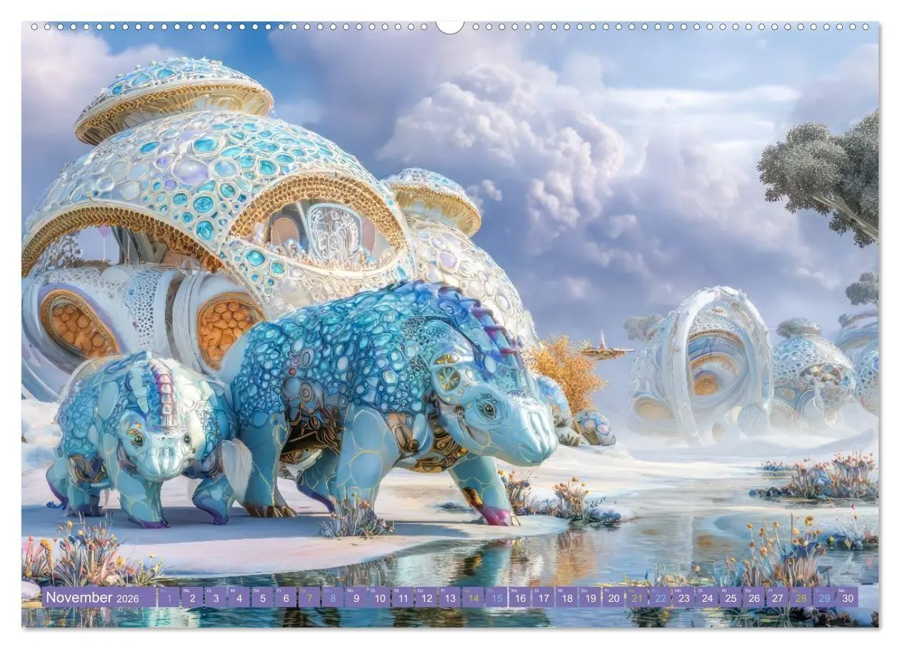Bild: 9783516708950 | Surreale wunderliche Landschaften - Kreativwerke (Wandkalender 2026...