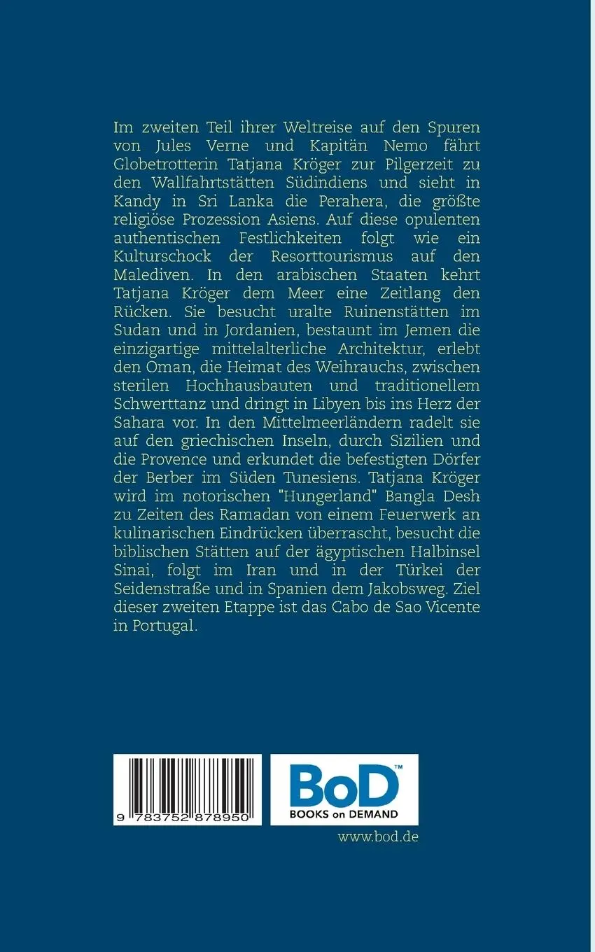 Rückseite: 9783752878950 | Die Spur der Nautilus | Tatjana Kröger | Taschenbuch | 300 S. | 2018