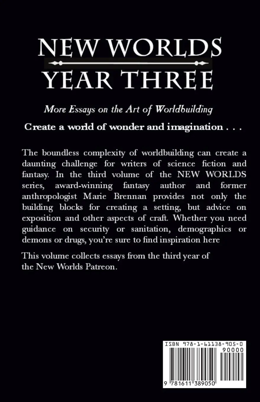 Rückseite: 9781611389050 | New Worlds, Year Three | More Essays on the Art of Worldbuilding
