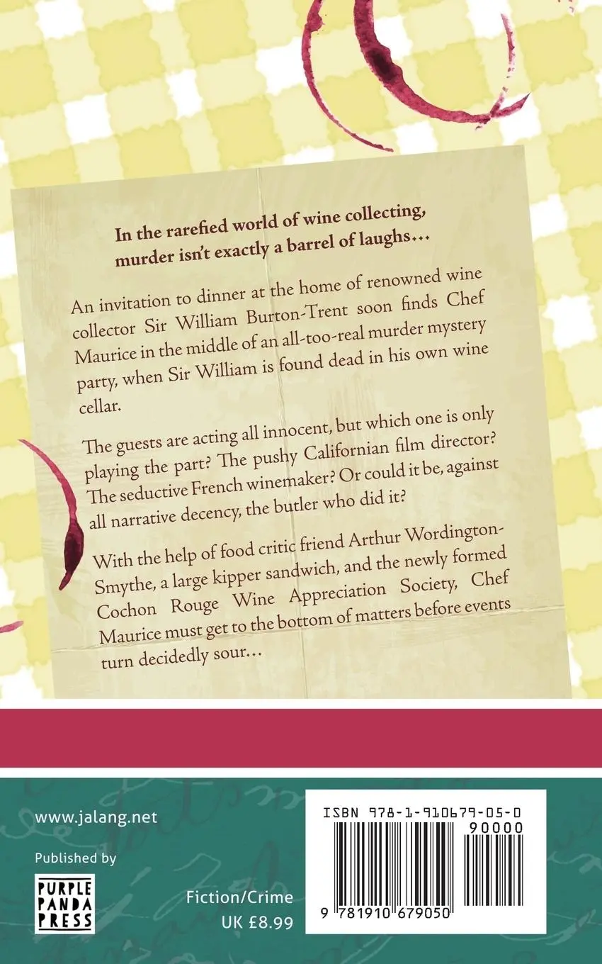 Rückseite: 9781910679050 | Chef Maurice and the Wrath of Grapes | J. A. Lang | Taschenbuch | 2015