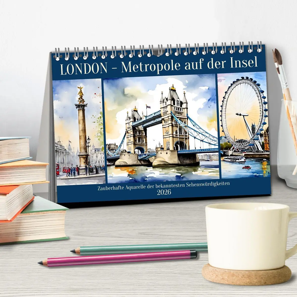 Bild: 9783457369050 | London - Metropole auf der Insel (Tischkalender 2026 DIN A5 quer),...