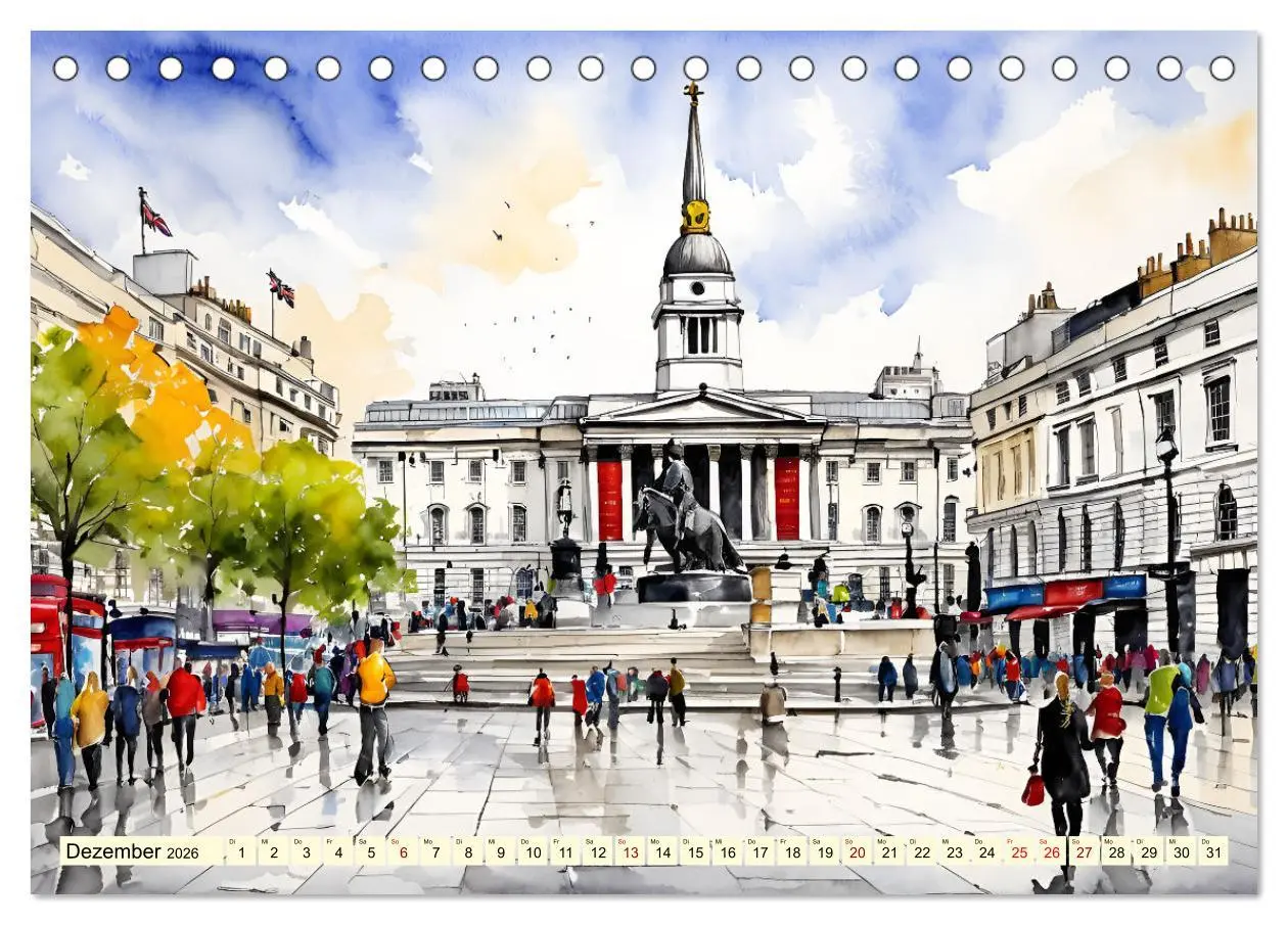 Bild: 9783457369050 | London - Metropole auf der Insel (Tischkalender 2026 DIN A5 quer),...
