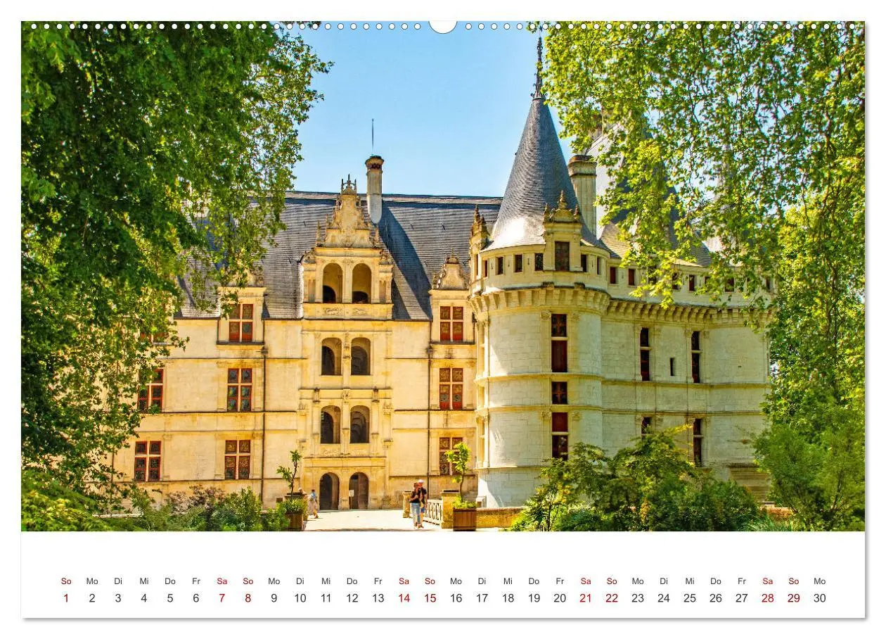 Bild: 9783457509050 | Schlösser der Loire (Wandkalender 2026 DIN A2 quer), CALVENDO...