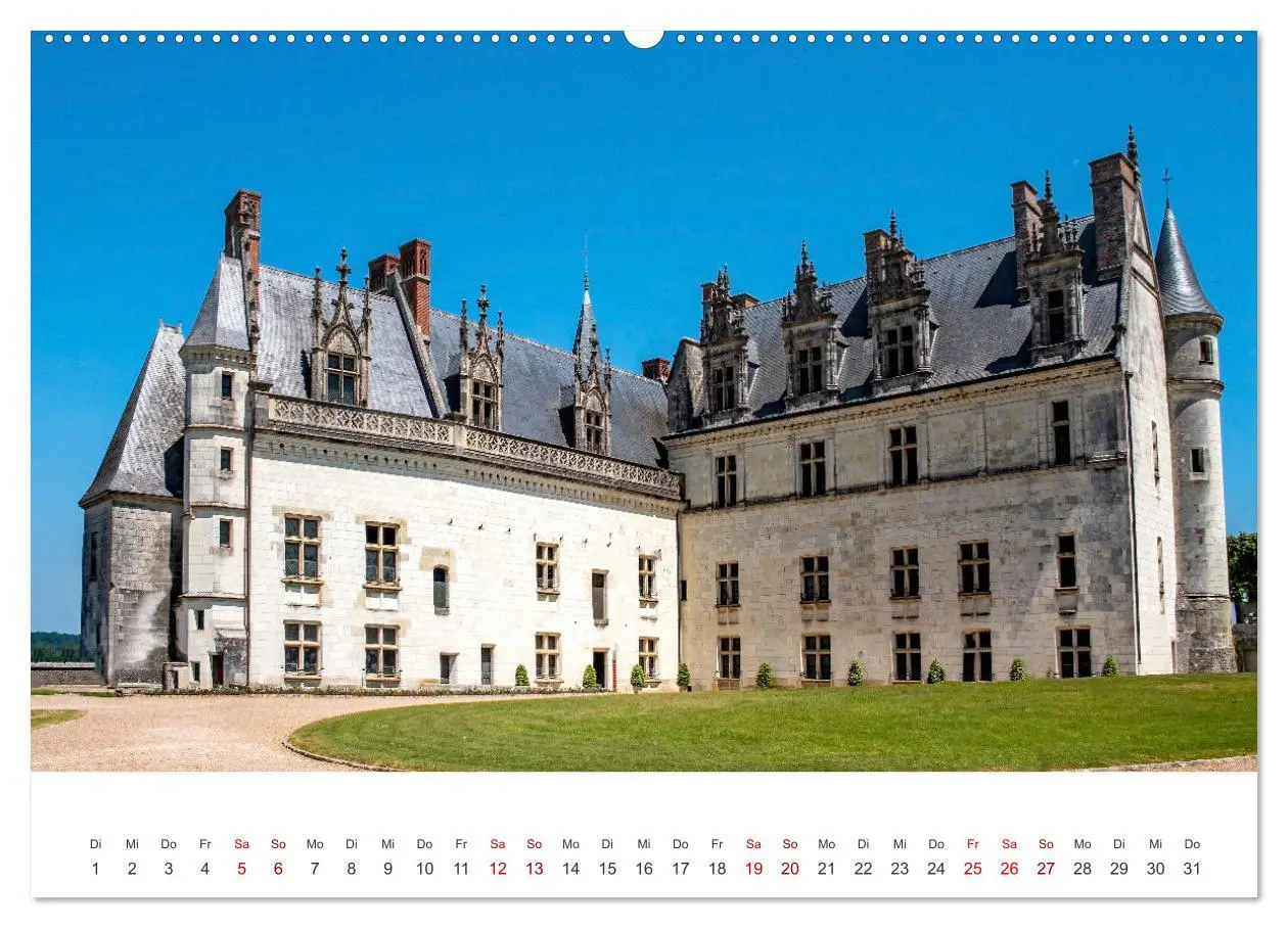 Bild: 9783457509050 | Schlösser der Loire (Wandkalender 2026 DIN A2 quer), CALVENDO...
