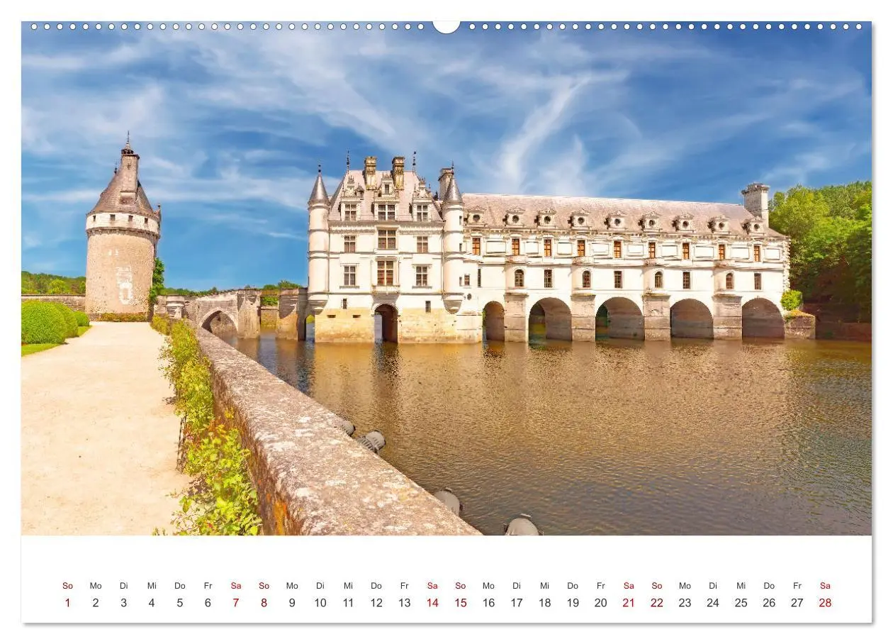 Bild: 9783457509050 | Schlösser der Loire (Wandkalender 2026 DIN A2 quer), CALVENDO...