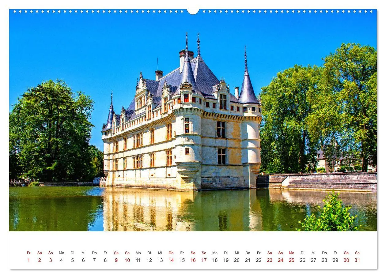Bild: 9783457509050 | Schlösser der Loire (Wandkalender 2026 DIN A2 quer), CALVENDO...