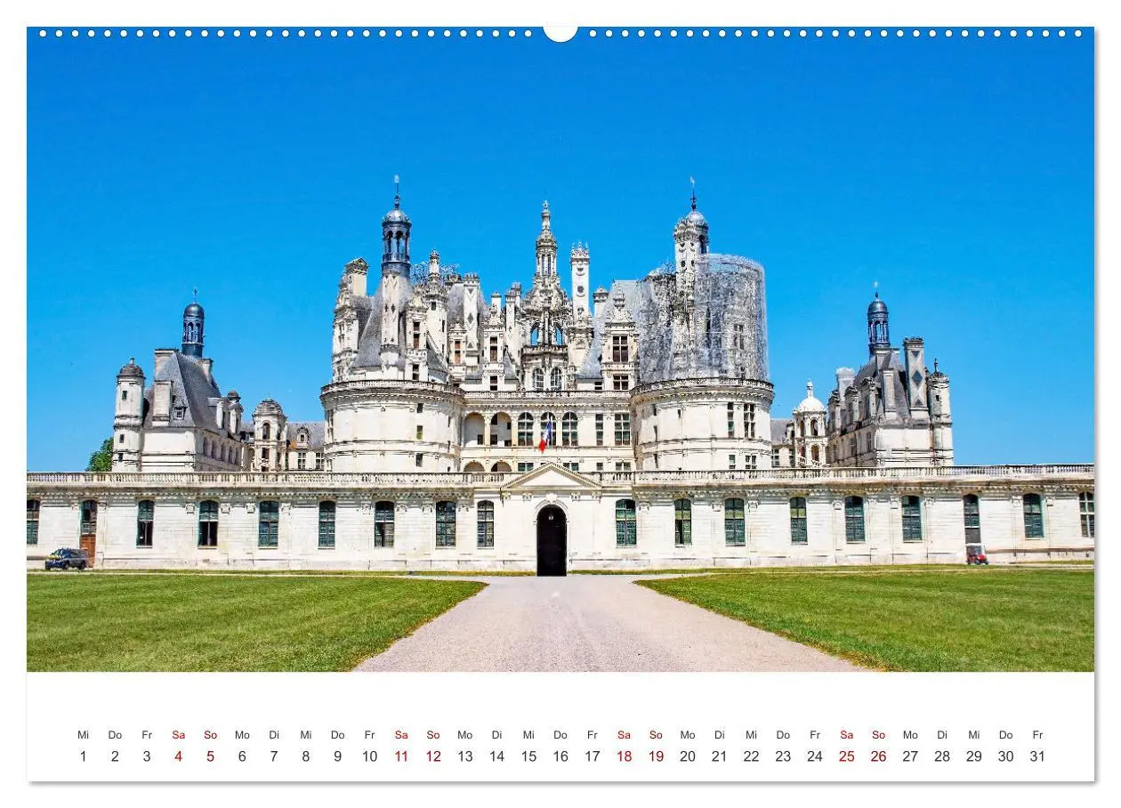 Bild: 9783457509050 | Schlösser der Loire (Wandkalender 2026 DIN A2 quer), CALVENDO...