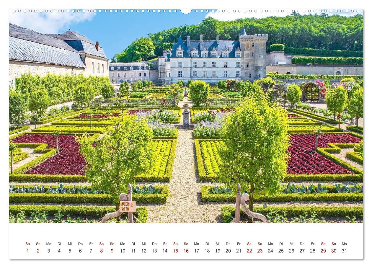 Bild: 9783457509050 | Schlösser der Loire (Wandkalender 2026 DIN A2 quer), CALVENDO...