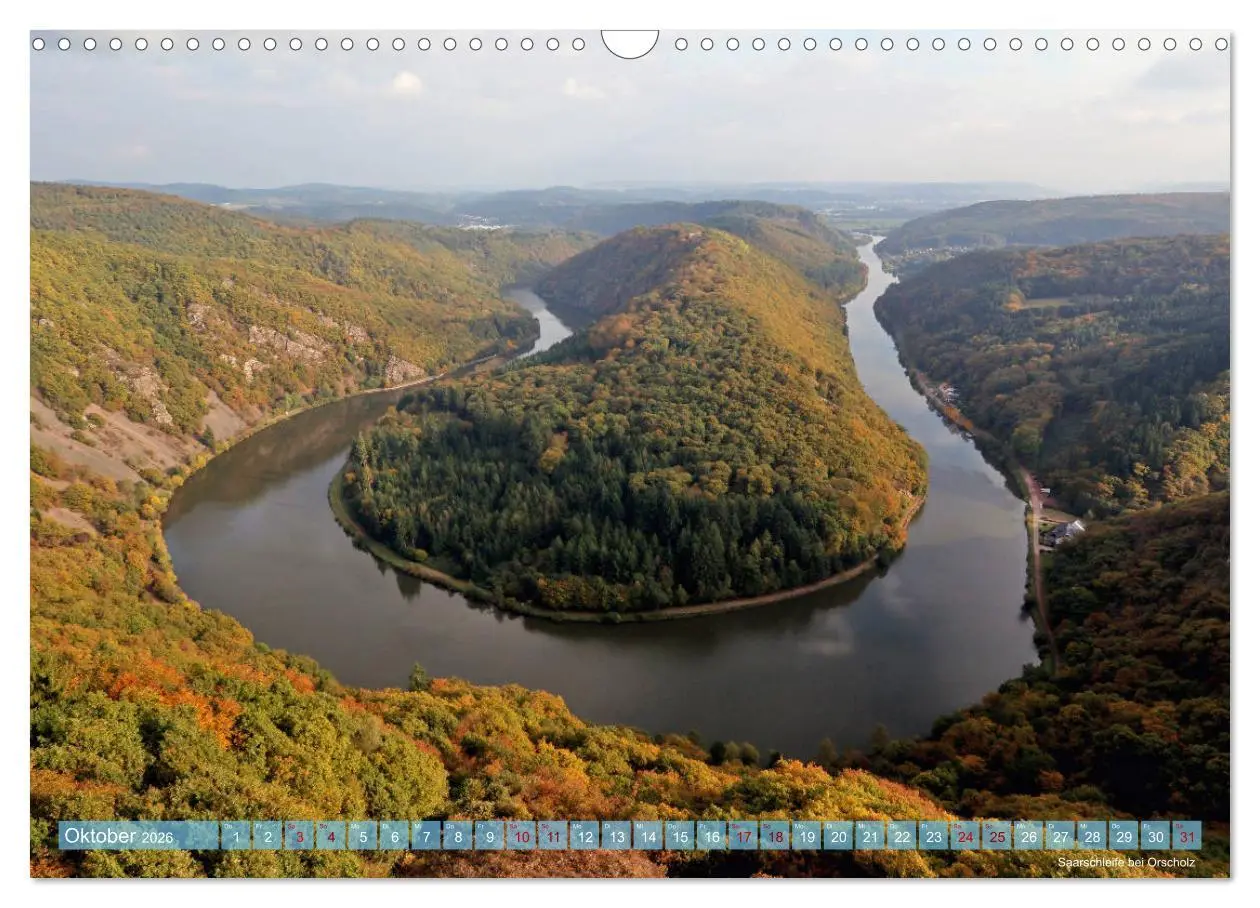 Bild: 9783457819050 | SAARLAND - AUSSICHTSREICH (Wandkalender 2026 DIN A3 quer), CALVENDO...