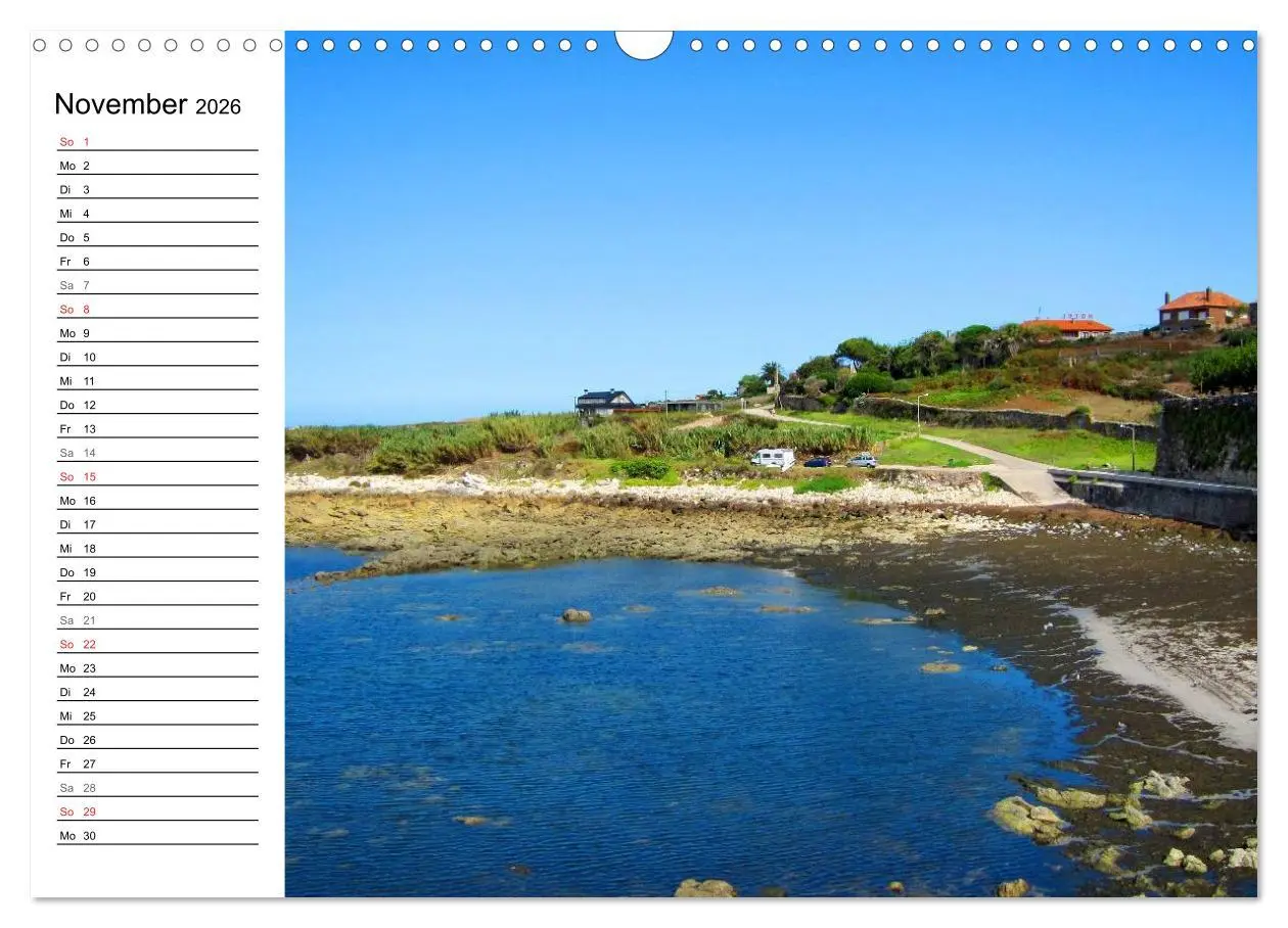 Bild: 9783457989050 | Jakobsweg - Camino Portugues (Wandkalender 2026 DIN A3 quer),...