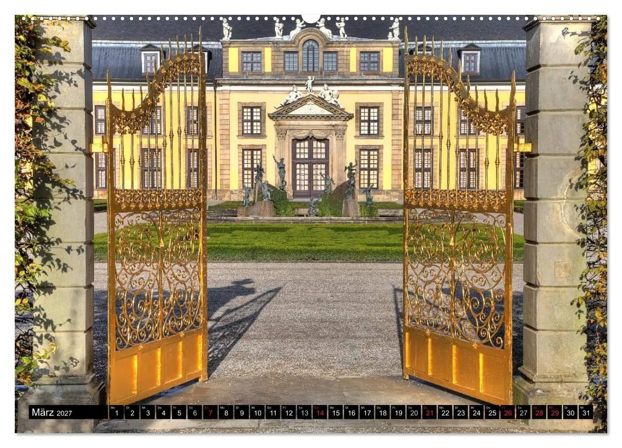 Bild: 9783594059050 | Die Gärten in Herrenhausen (hochwertiger Premium Wandkalender 2027...
