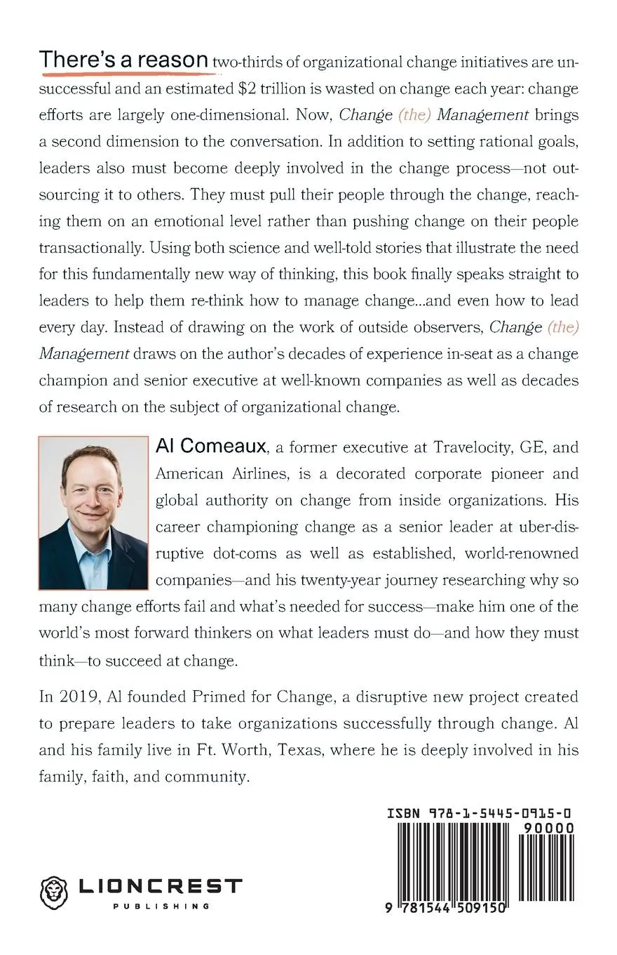 Rückseite: 9781544509150 | Change (the) Management | Al Comeaux | Taschenbuch | Englisch | 2020
