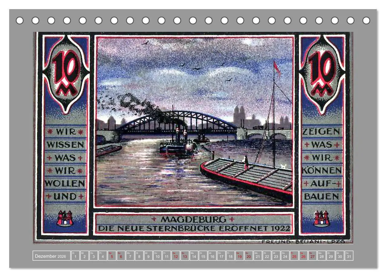 Bild: 9783457289150 | Gruß aus Magdeburg (Tischkalender 2026 DIN A5 quer), CALVENDO...
