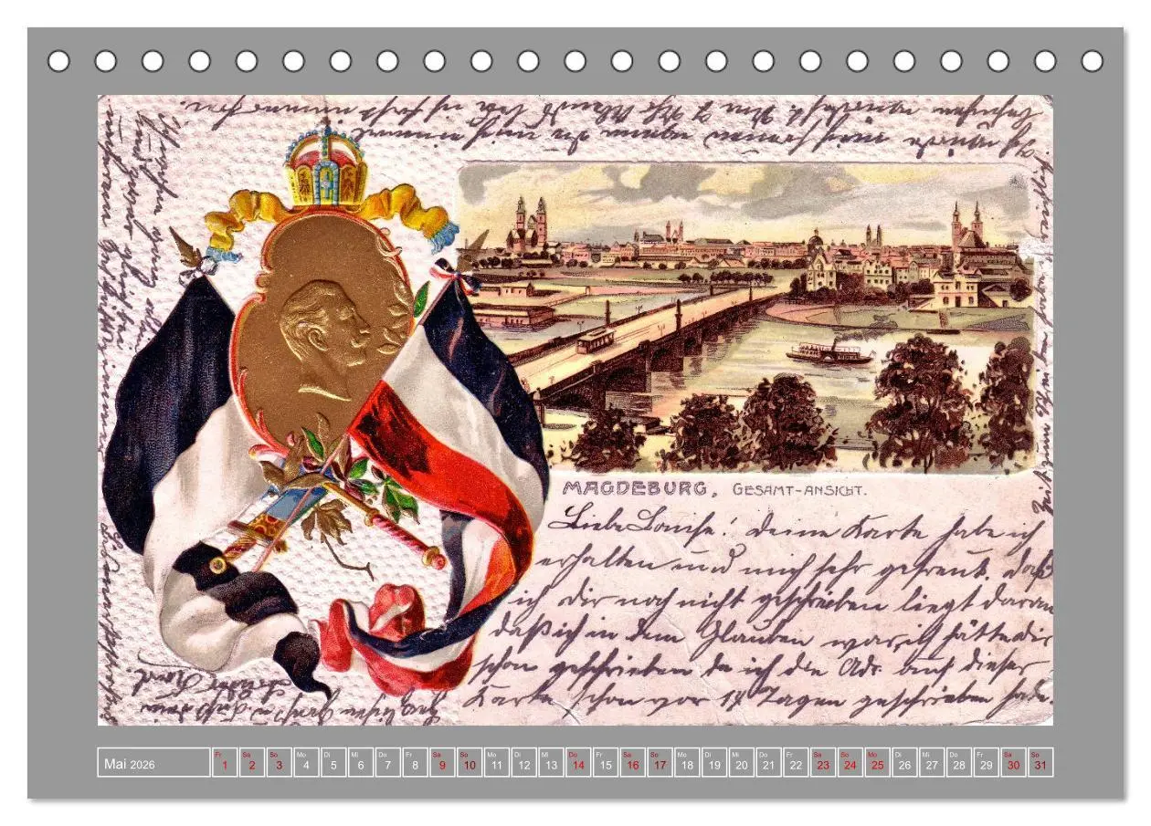 Bild: 9783457289150 | Gruß aus Magdeburg (Tischkalender 2026 DIN A5 quer), CALVENDO...
