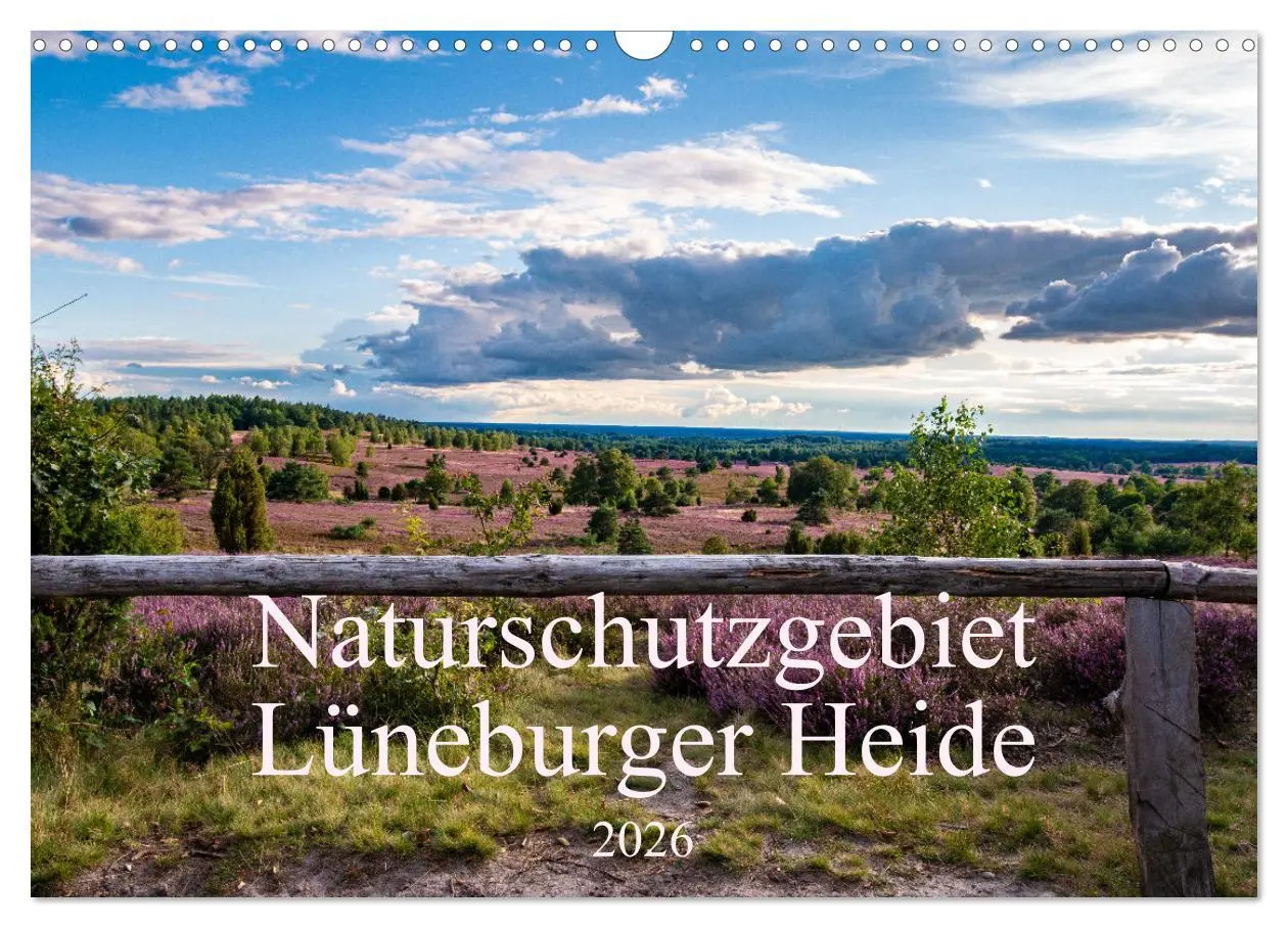 Cover: 9783457599150 | Naturschutzgebiet Lüneburger Heide (Wandkalender 2026 DIN A3 quer),...
