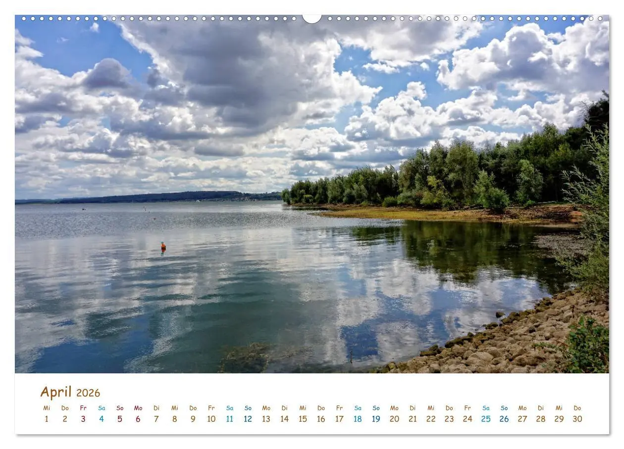 Bild: 9783457809150 | Brombachsee und Umgebung (Wandkalender 2026 DIN A2 quer), CALVENDO...