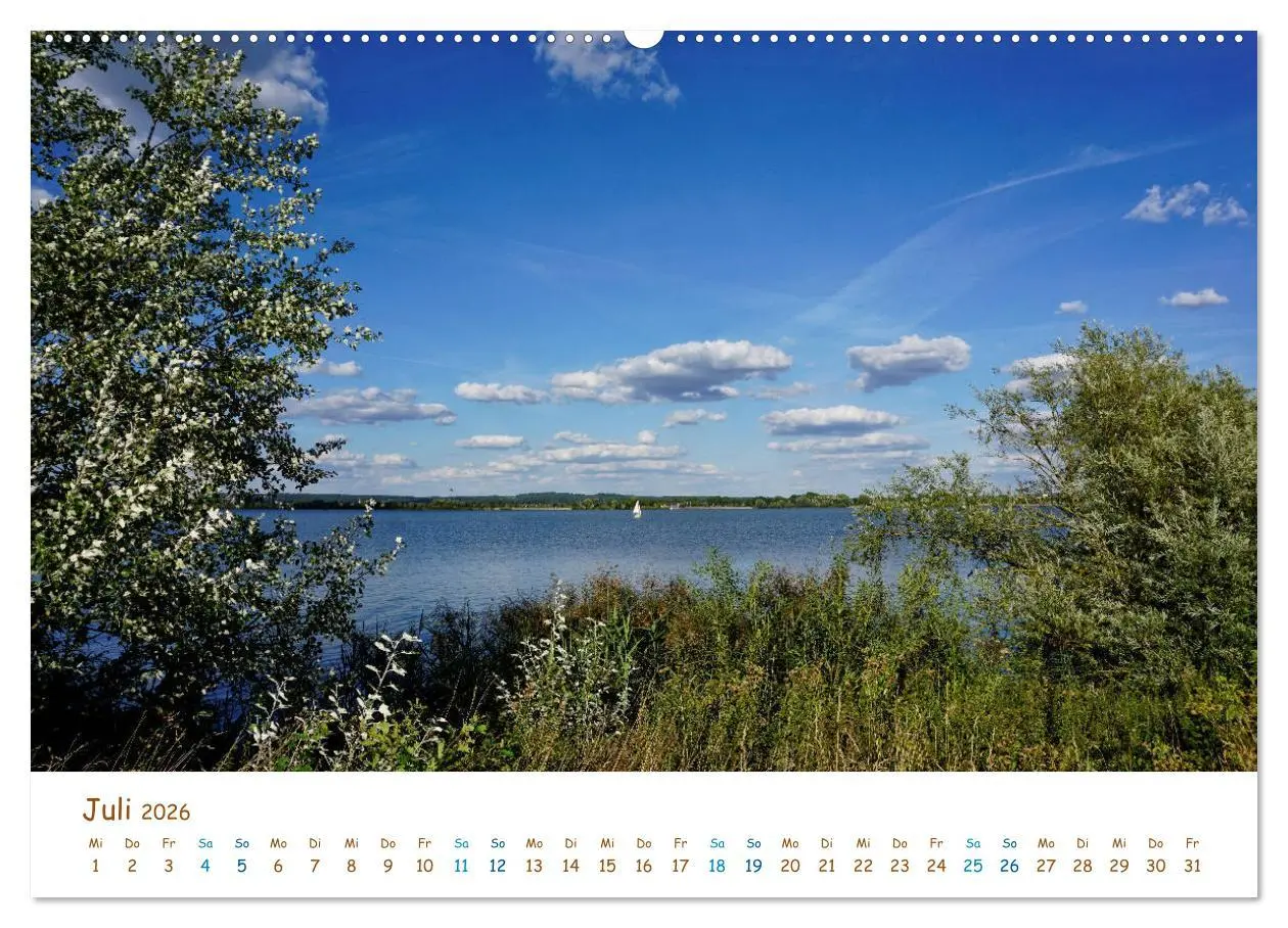 Bild: 9783457809150 | Brombachsee und Umgebung (Wandkalender 2026 DIN A2 quer), CALVENDO...