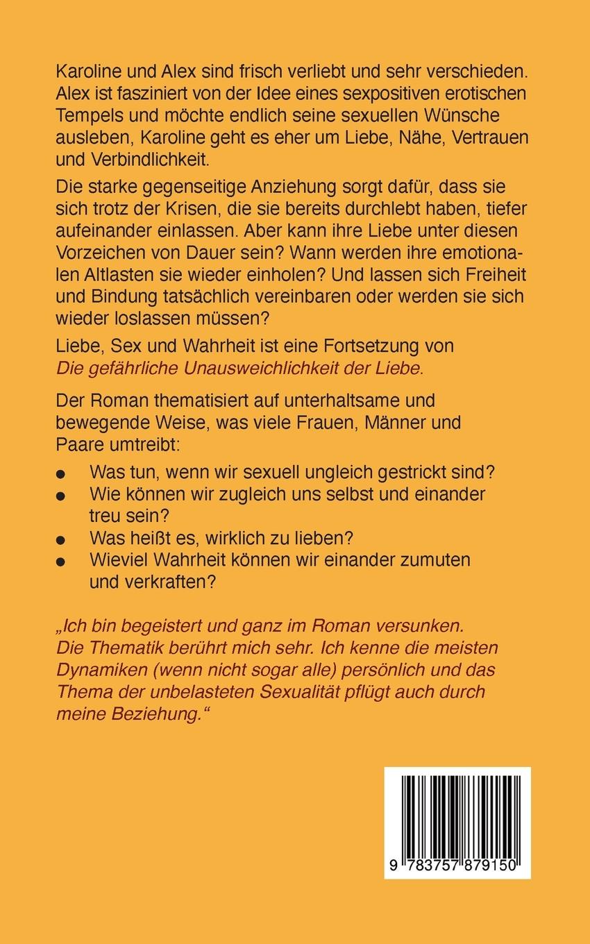 Rückseite: 9783757879150 | Liebe, Sex und Wahrheit | Roman | Saleem Matthias Riek | Taschenbuch