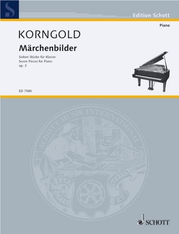 Cover: 9790001079150 | Fairytale Picture Book op. 3 | Seven Pieces for Piano | Korngold