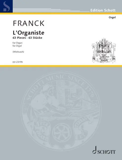 Cover: 9790001219150 | L'Organiste | Orgel. | César Franck | Taschenbuch | Noten (Broschur)