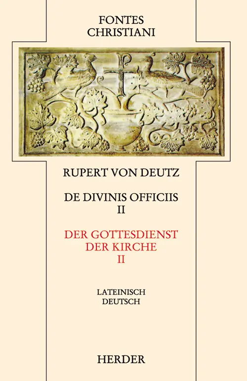 Cover: 9783451239250 | Fontes Christiani 2. Folge. De divinis officiis.Tl.2 | Deutz | Buch