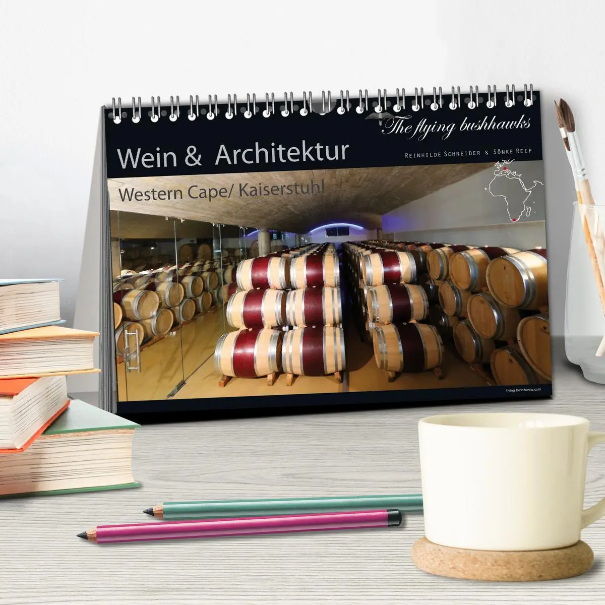 Bild: 9783457279250 | Wein &amp; Architektur 2026 (Tischkalender 2026 DIN A5 quer), CALVENDO...