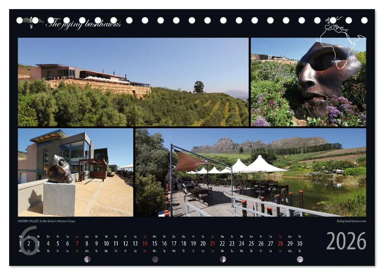 Bild: 9783457279250 | Wein &amp; Architektur 2026 (Tischkalender 2026 DIN A5 quer), CALVENDO...