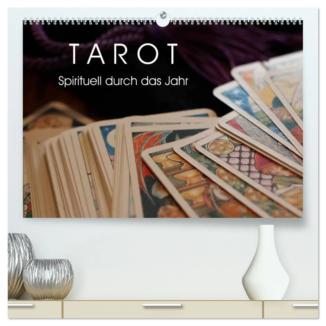 Cover: 9783457969250 | Tarot. Spirituell durch das Jahr (hochwertiger Premium Wandkalender...