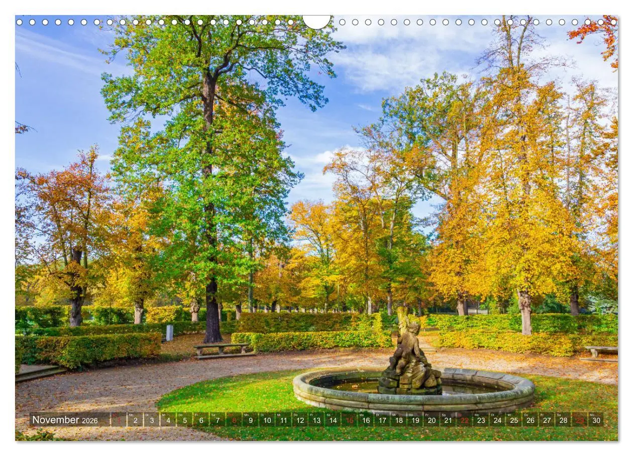 Bild: 9783516059250 | Barockgarten Zabeltitz (Wandkalender 2026 DIN A3 quer), CALVENDO...