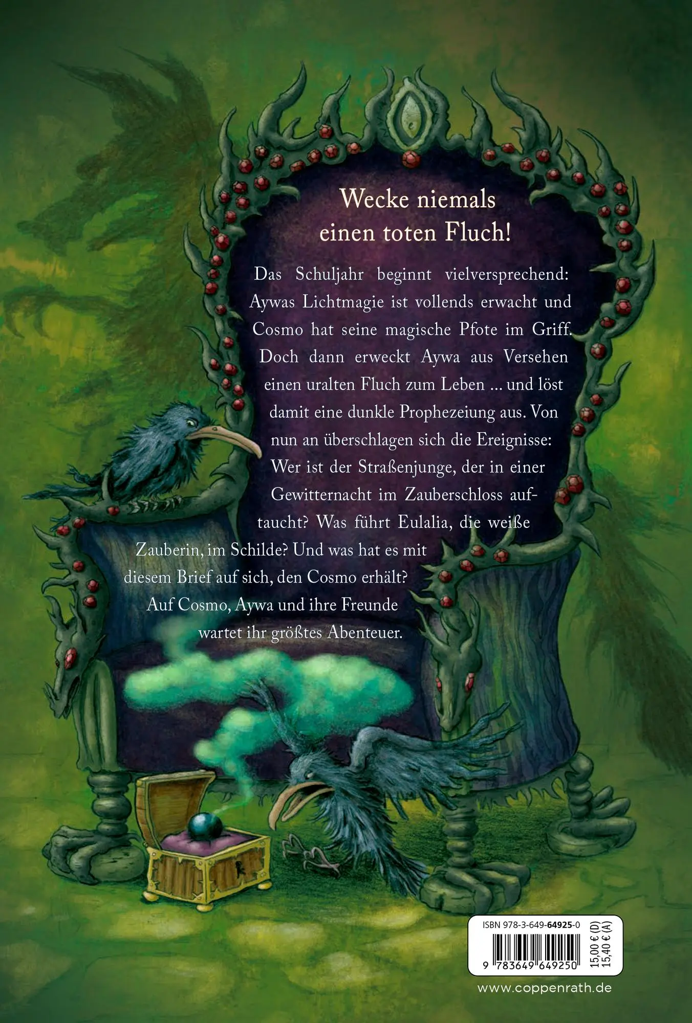 Rückseite: 9783649649250 | Cosmo Zauberkater (Bd. 3) | Der dunkle Thron | Barbara Rosslow | Buch