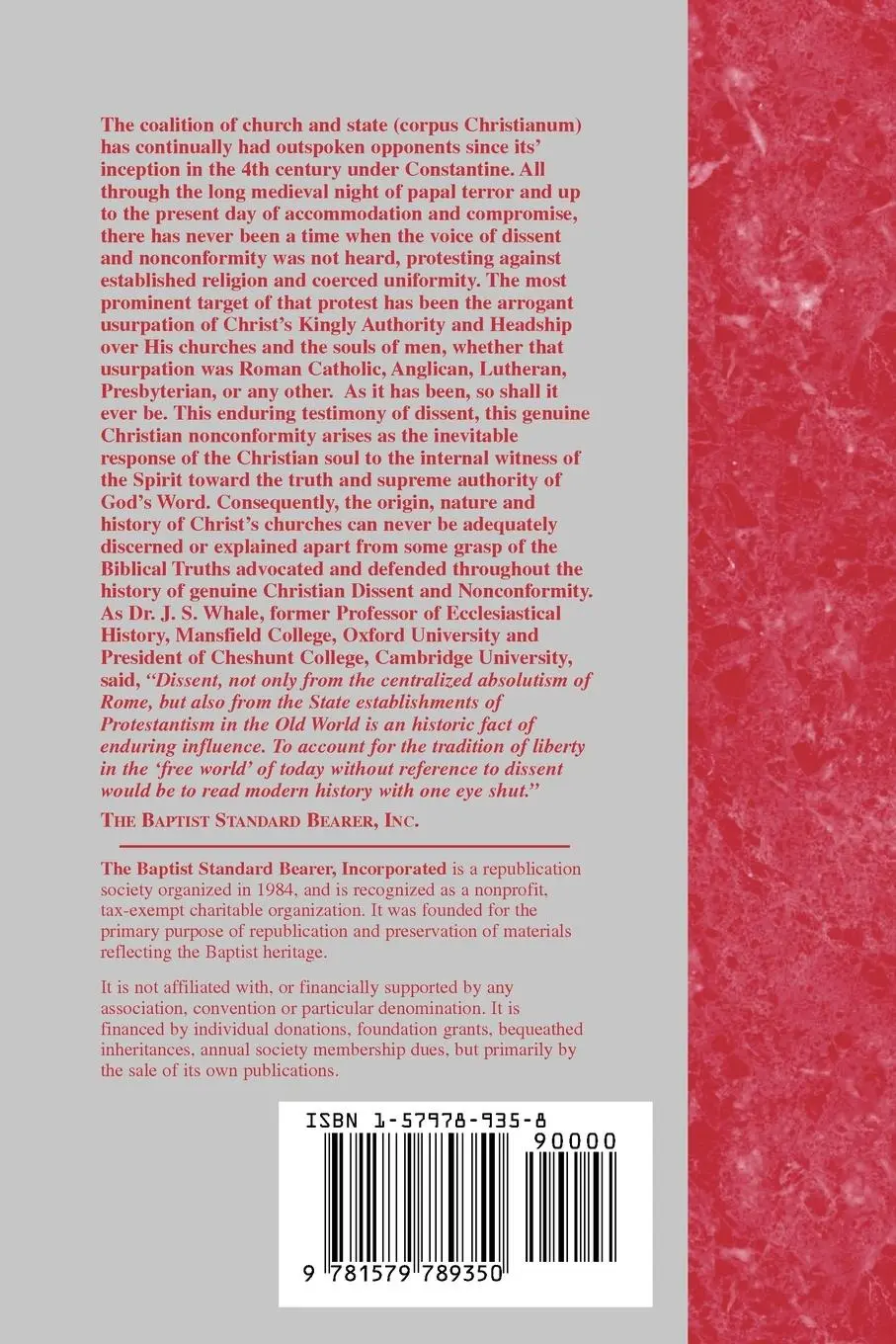 Rückseite: 9781579789350 | The Reformers and Their Stepchildren | Leonard Verduin | Taschenbuch