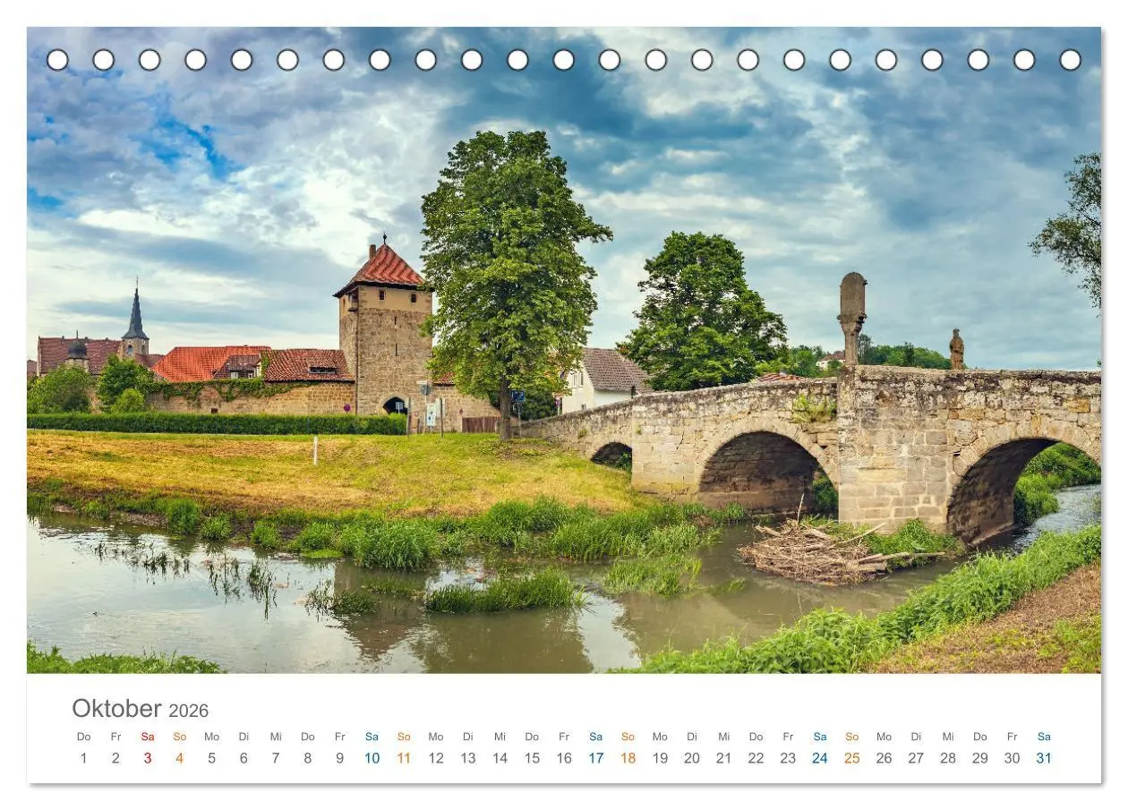 Bild: 9783457409350 | Oberfranken - Bayerns Norden (Tischkalender 2026 DIN A5 quer),...