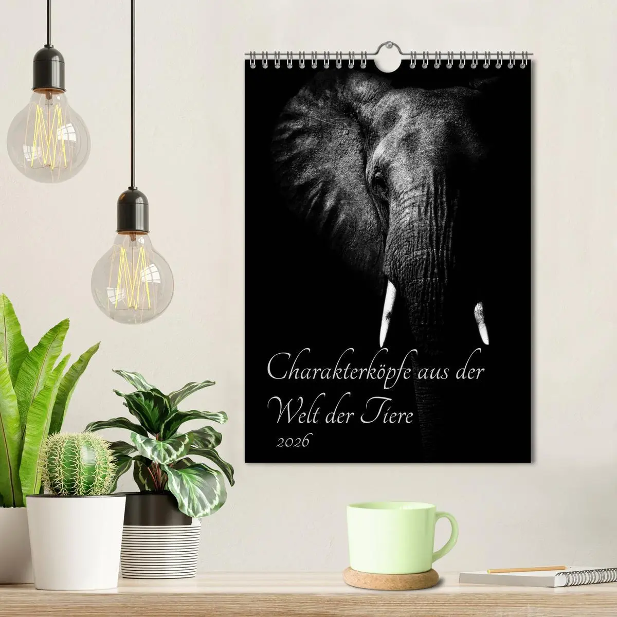 Bild: 9783516429350 | Charakterköpfe aus der Welt der Tiere (Wandkalender 2026 DIN A4...