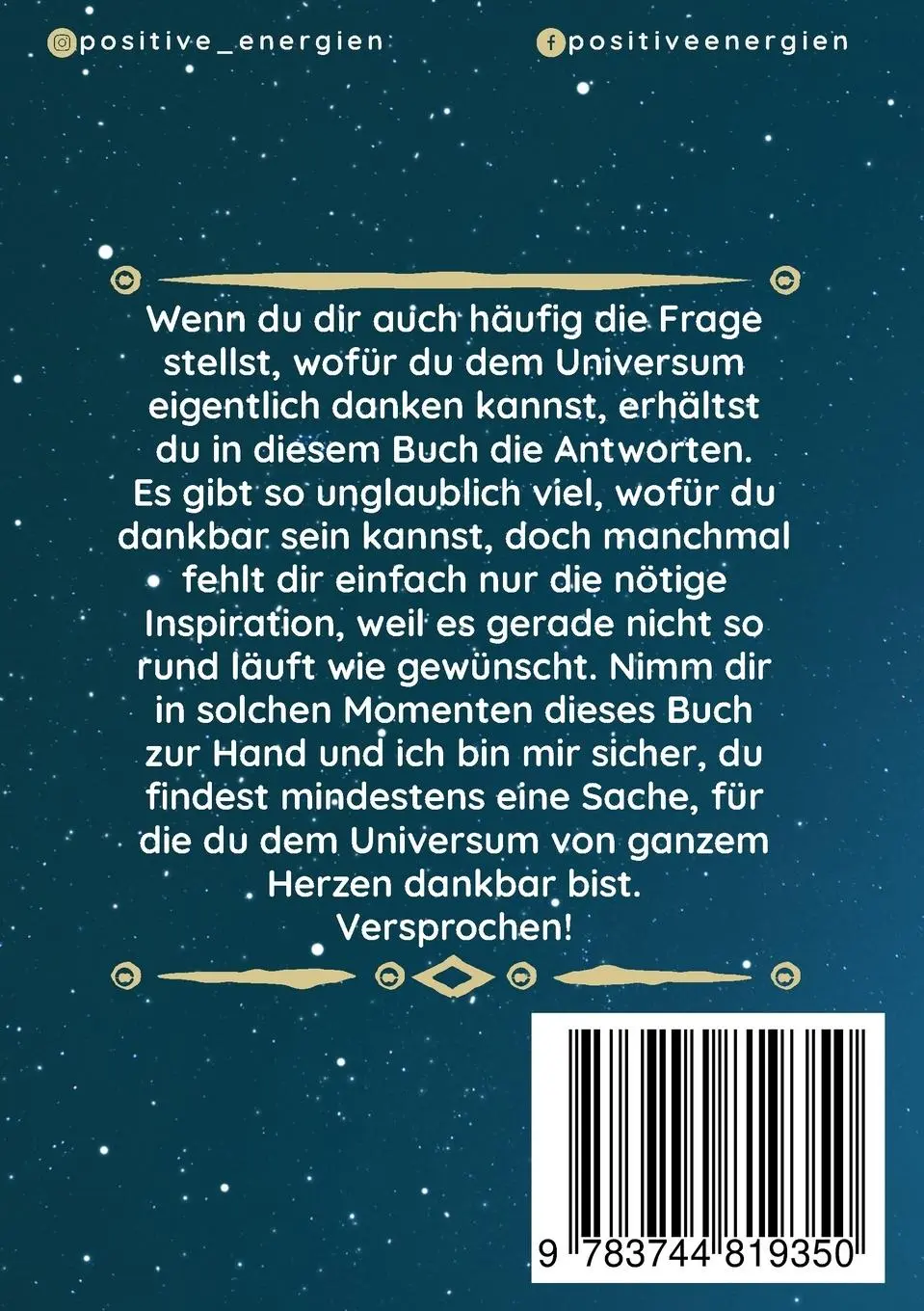 Rückseite: 9783744819350 | Und wofür genau soll ich dir jetzt bitte dankbar sein, liebes...