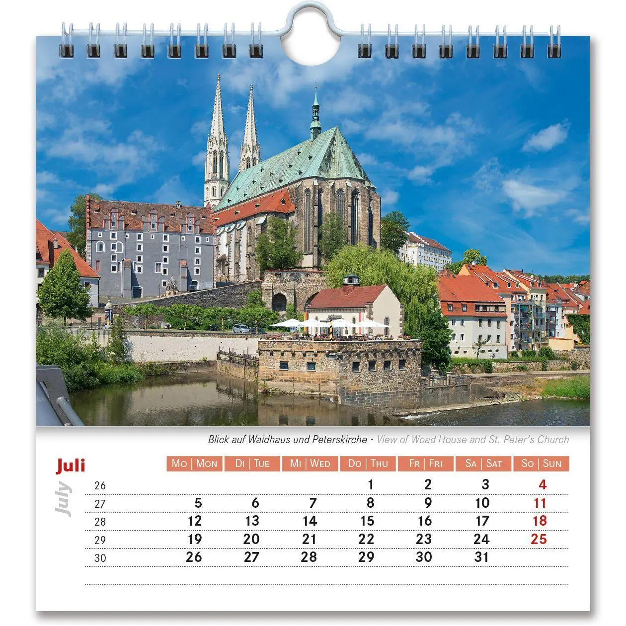 Bild: 4250582399450 | Kalender Görlitz 2027 | 13,5x14 cm - Tischkalender | B&amp;V Verlag | 2027