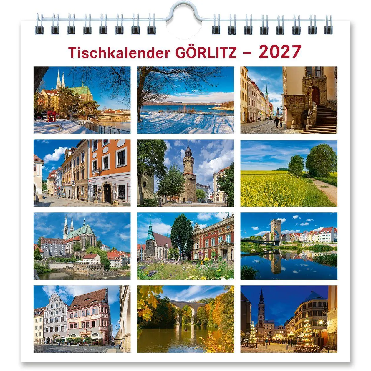 Bild: 4250582399450 | Kalender Görlitz 2027 | 13,5x14 cm - Tischkalender | B&amp;V Verlag | 2027
