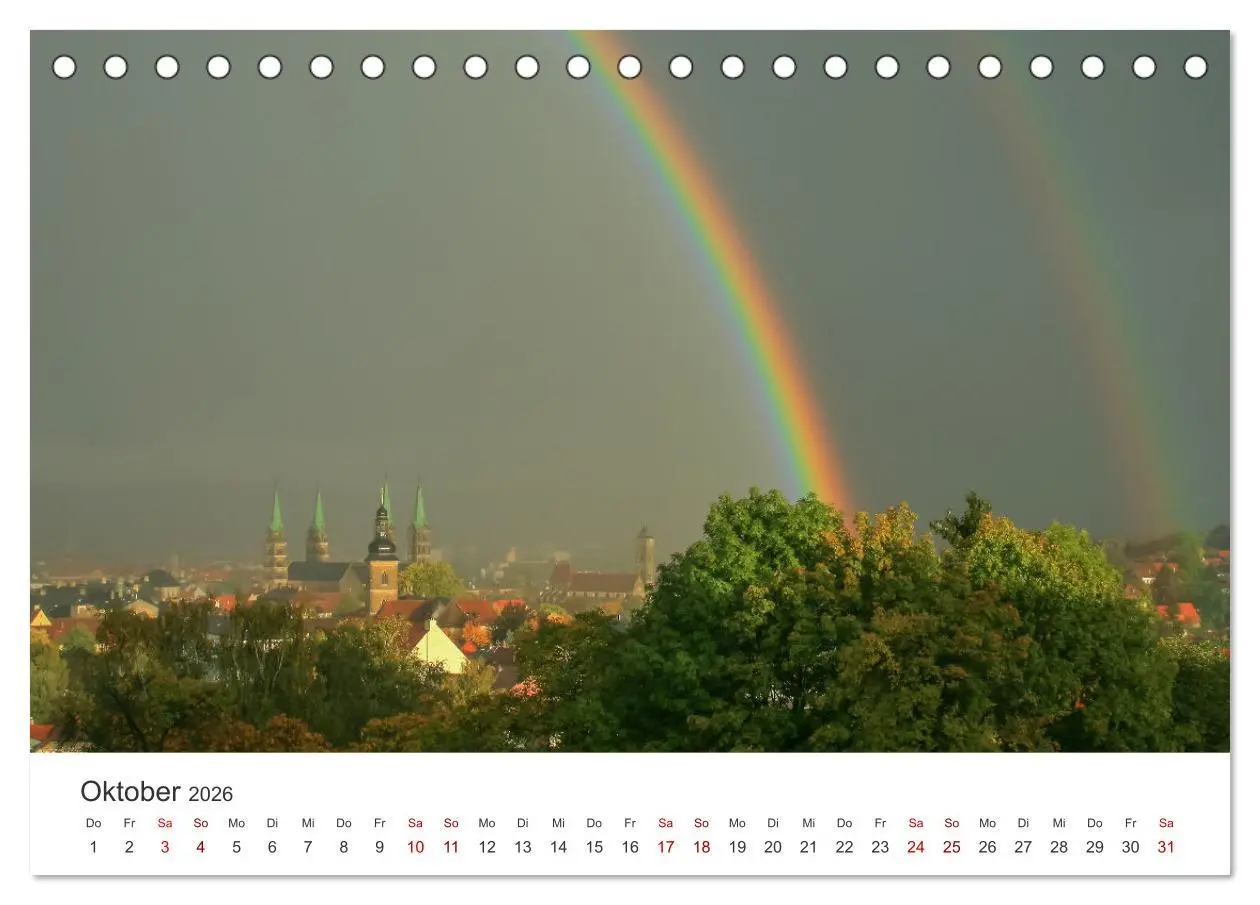 Bild: 9783457569450 | Liebe zu Bamberg (Tischkalender 2026 DIN A5 quer), CALVENDO...