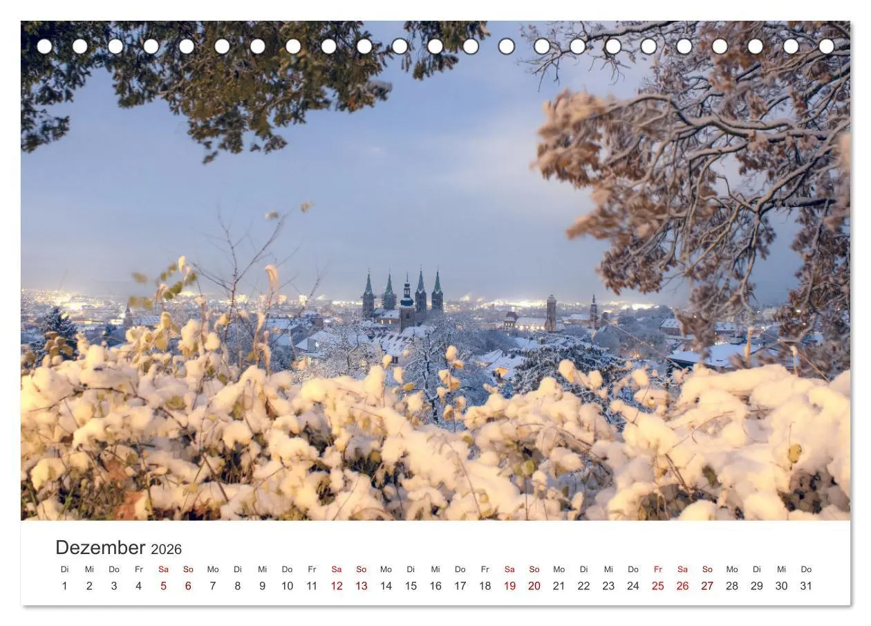 Bild: 9783457569450 | Liebe zu Bamberg (Tischkalender 2026 DIN A5 quer), CALVENDO...