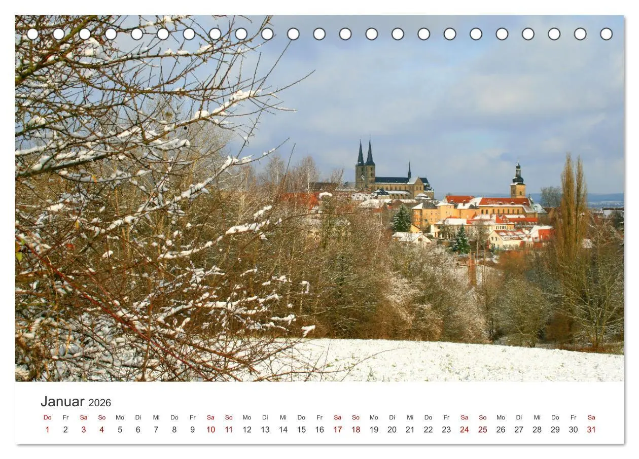 Bild: 9783457569450 | Liebe zu Bamberg (Tischkalender 2026 DIN A5 quer), CALVENDO...