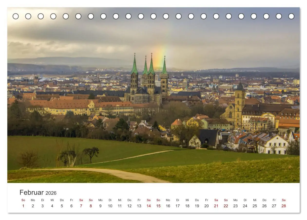 Bild: 9783457569450 | Liebe zu Bamberg (Tischkalender 2026 DIN A5 quer), CALVENDO...