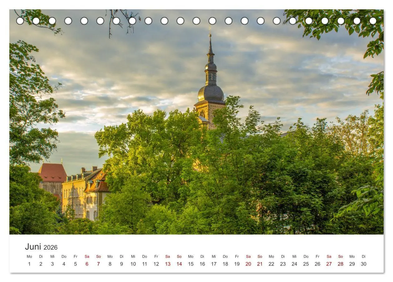 Bild: 9783457569450 | Liebe zu Bamberg (Tischkalender 2026 DIN A5 quer), CALVENDO...