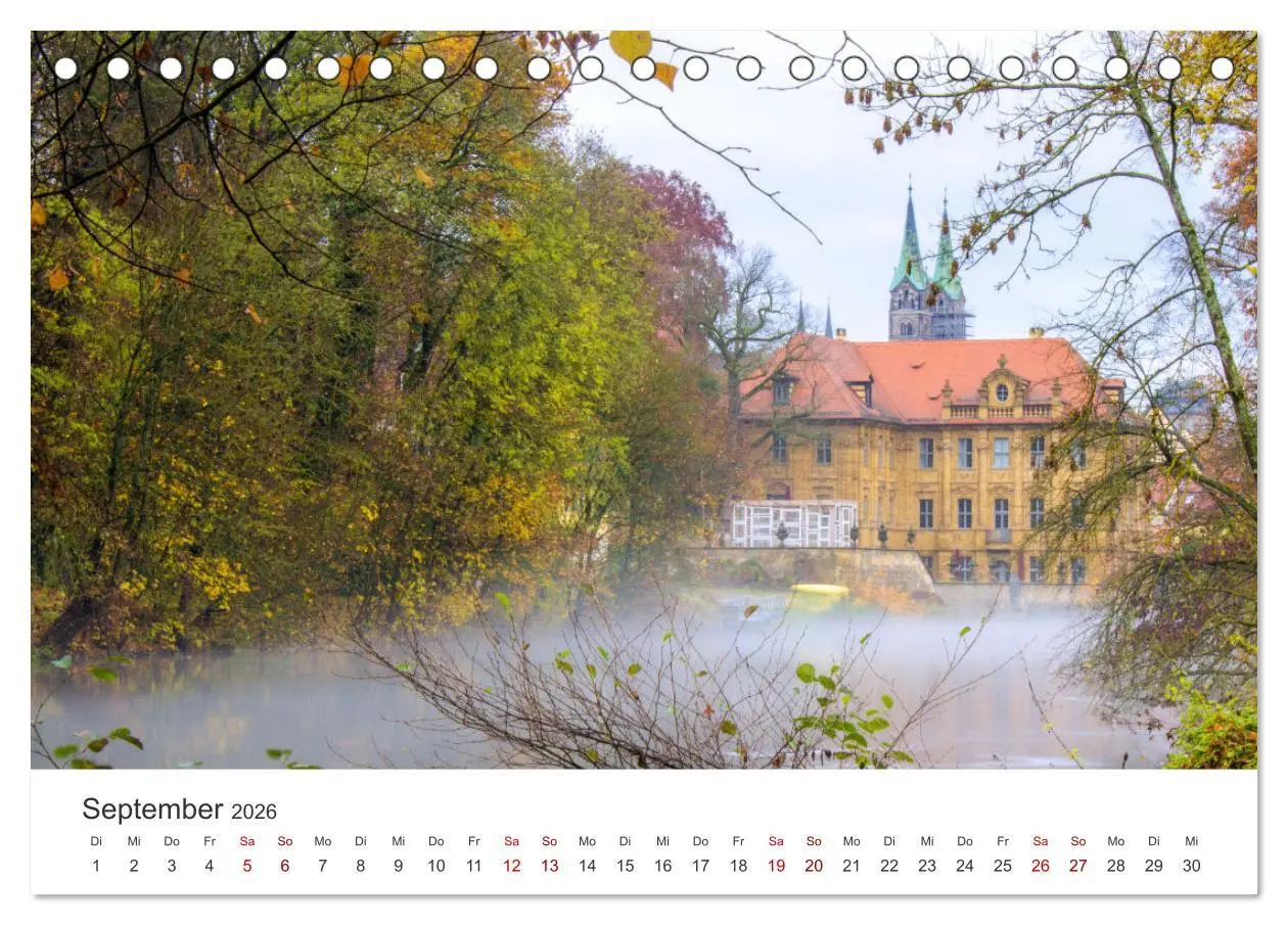 Bild: 9783457569450 | Liebe zu Bamberg (Tischkalender 2026 DIN A5 quer), CALVENDO...