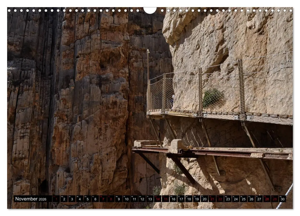 Bild: 9783457879450 | El Caminito del Rey (Wandkalender 2026 DIN A3 quer), CALVENDO...