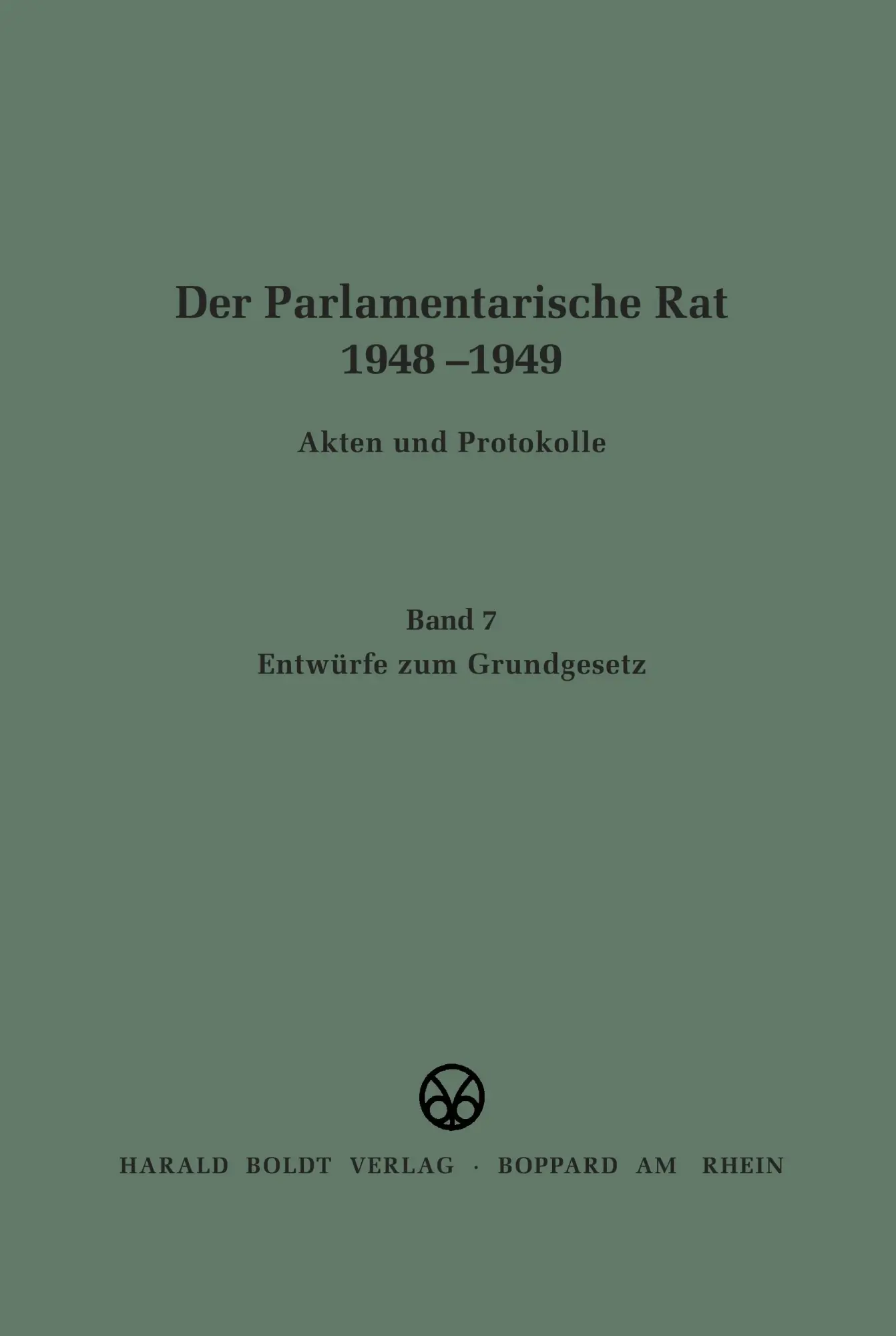 Cover: 9783486419450 | Entwürfe zum Grundgesetz | Michael Hollmann | Buch | 688 S. | Deutsch