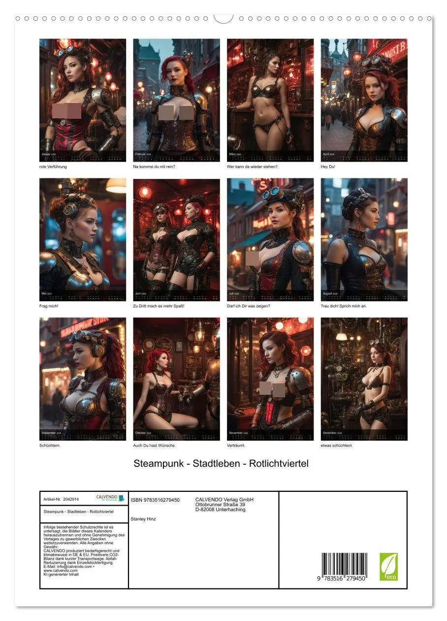 Bild: 9783516279450 | Steampunk - Stadtleben - Rotlichtviertel (hochwertiger Premium...