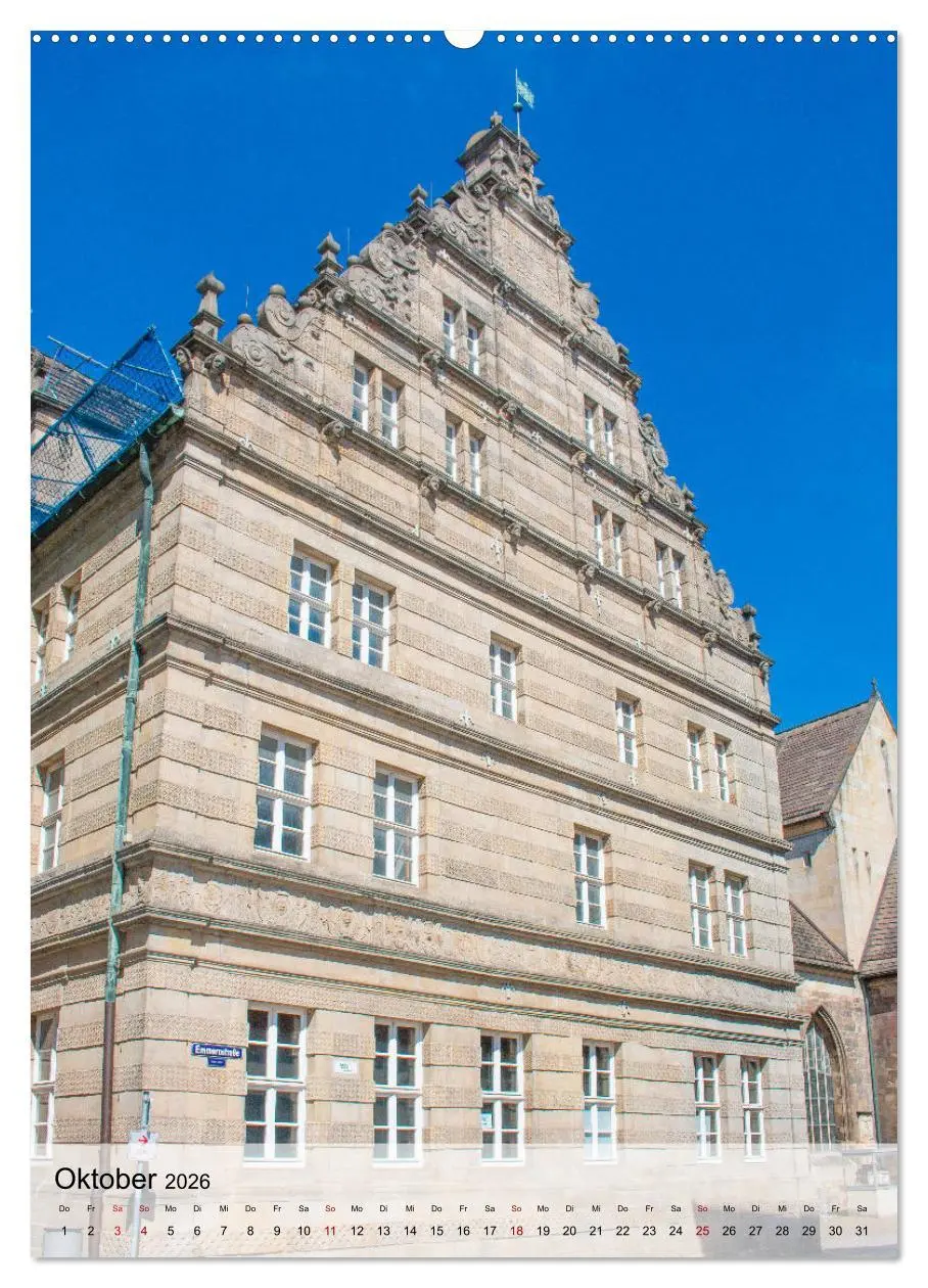 Bild: 9783516349450 | Altes Hameln (Wandkalender 2026 DIN A2 hoch), CALVENDO Monatskalender