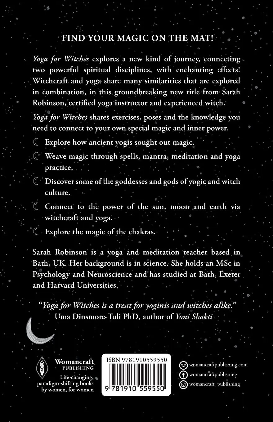 Rückseite: 9781910559550 | Yoga for Witches | Sarah Robinson | Taschenbuch | Englisch | 2020