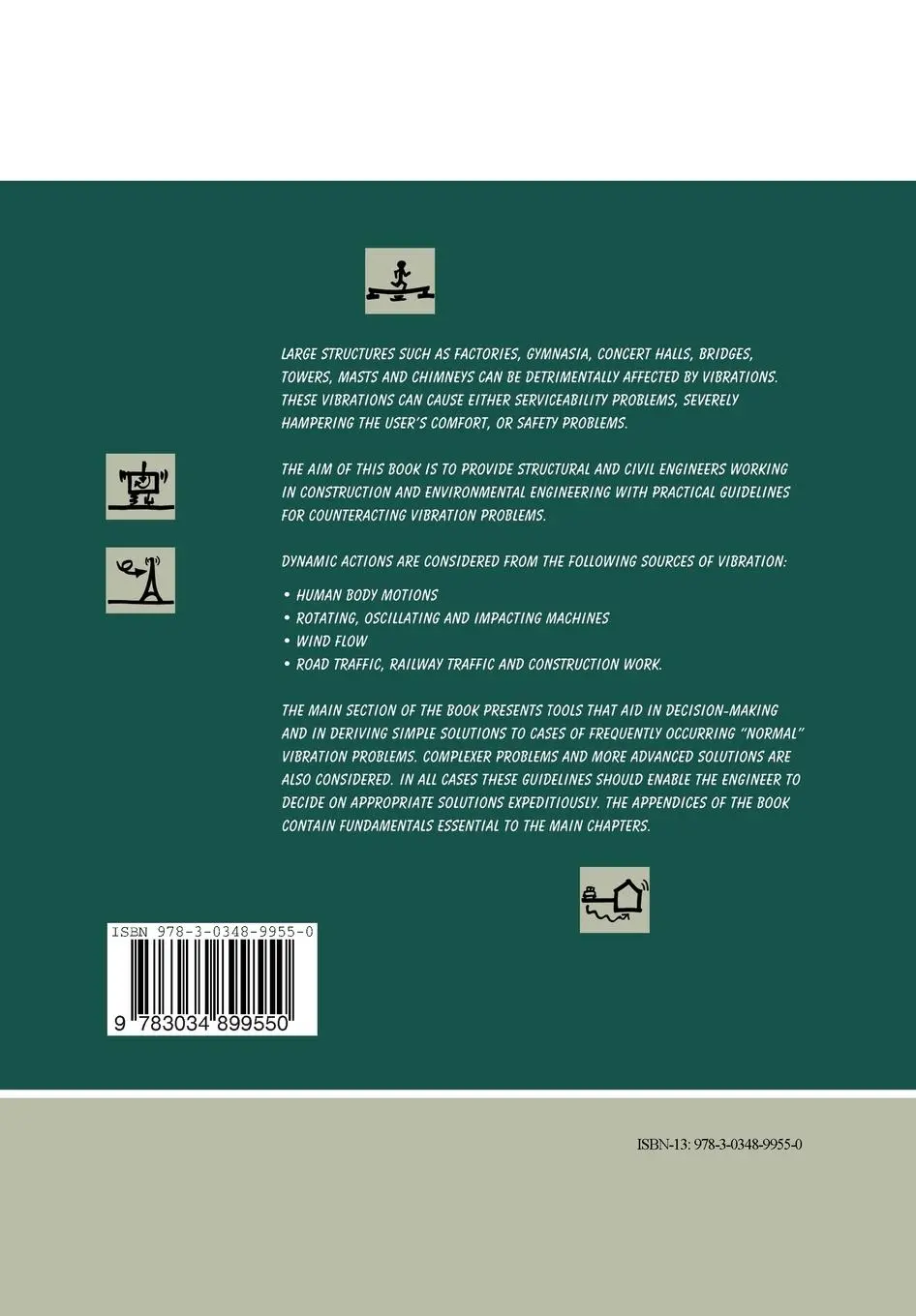 Rückseite: 9783034899550 | Vibration Problems in Structures | Practical Guidelines | Taschenbuch