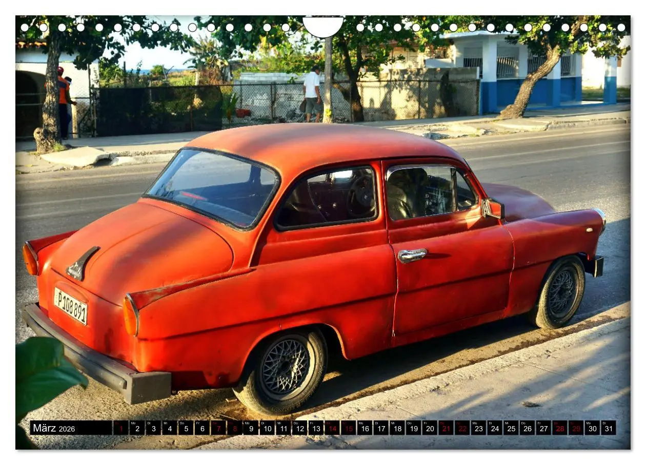 Bild: 9783457319550 | SKODA HITS - Oldtimer der CSSR in Kuba (Wandkalender 2026 DIN A4...