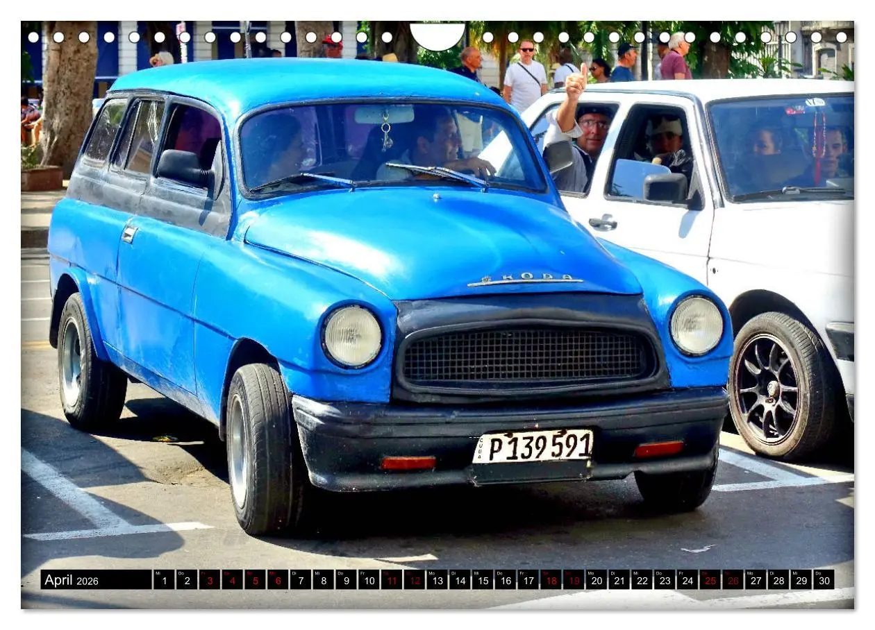 Bild: 9783457319550 | SKODA HITS - Oldtimer der CSSR in Kuba (Wandkalender 2026 DIN A4...